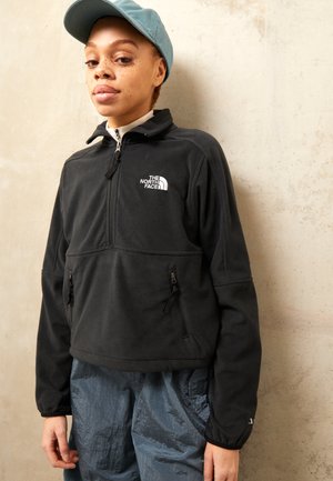 ZIP - Fleece trui - black