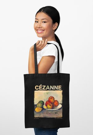 Henry Tiger, APOH LONDON CÉZANNE STILL APPLES - Cabas - black
