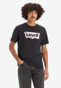 Levi's® GRAPHIC CREWNECK TEE - T-shirt estampada - caviar
