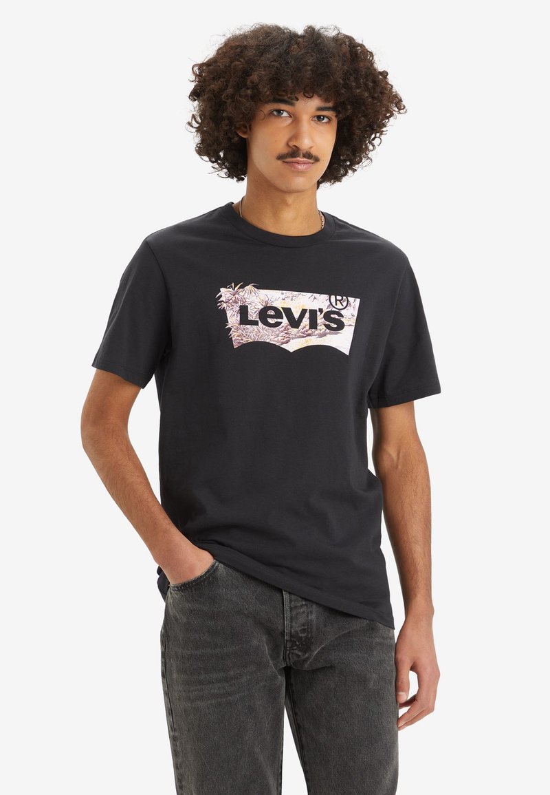 Levi's® GRAPHIC CREWNECK TEE - T-shirt estampada - caviar
