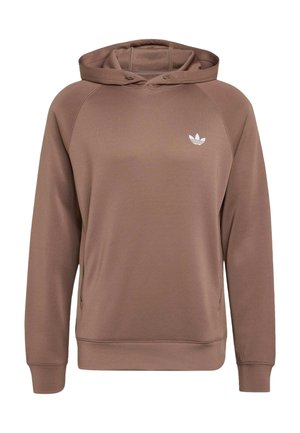 adidas Originals, ADIDAS ORIGINALS TREFOIL ESSENTIALS SPACER HOODIE - Felpa con cappuccio - earth strata