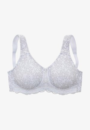 LASCANA ENTLASTUNGS - T-shirt BH - weiß taupe