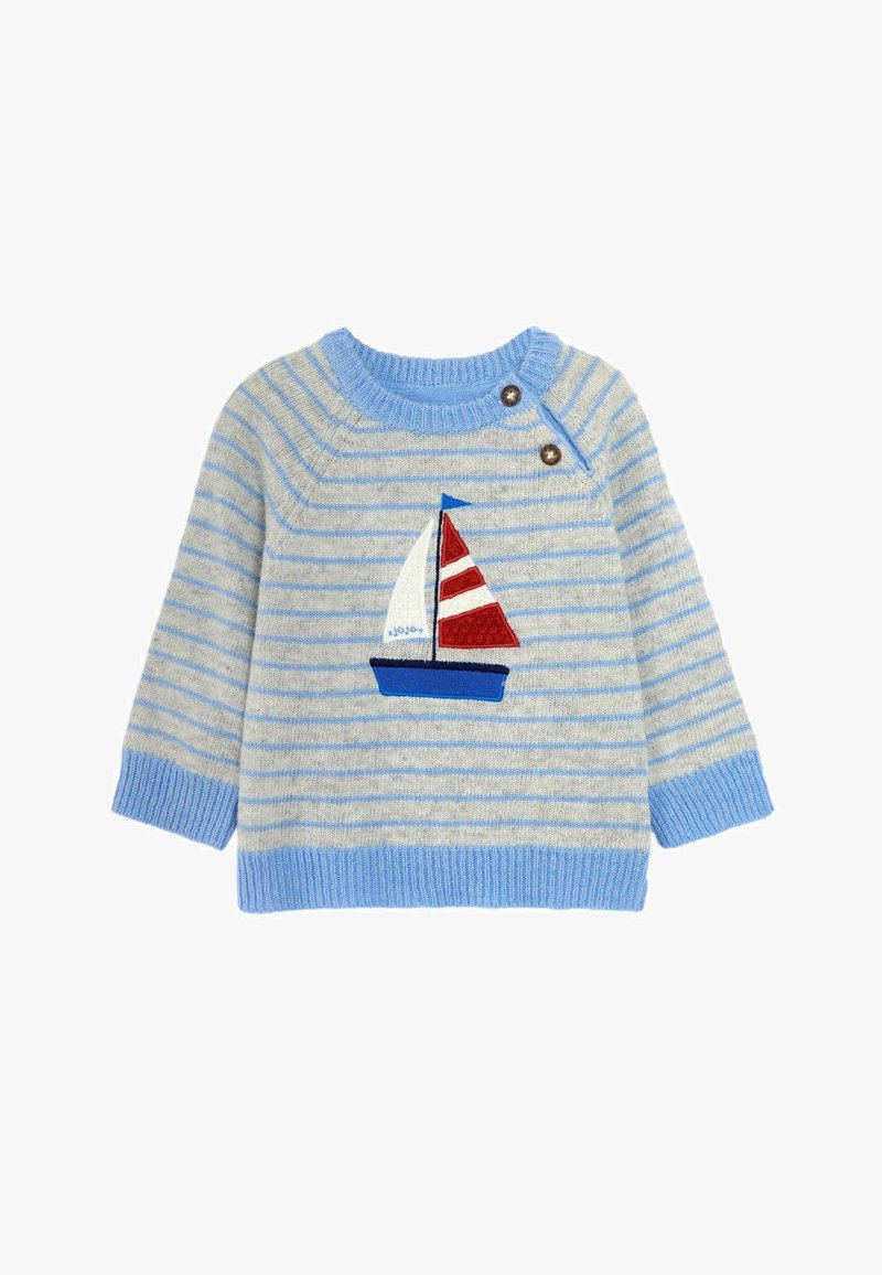 JoJo Maman Bébé REGULAR FIT - Stickad tröja - blue