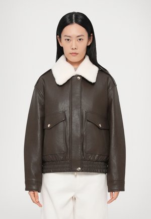 Kunstnahast jakk - chocolate