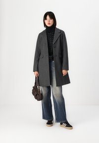ONLY ONLBLAKE FITTED COAT  - Klassisk kåpe / frakk - dark grey