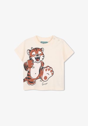 KENZO kids, TEE-SHIRT MANCHES COURTES - T-shirt imprimé - pale trench