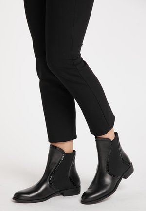 Botine cowboy/biker - schwarz
