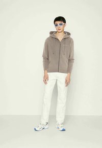TOM TAILOR DENIM Felpa con zip - light dove grey