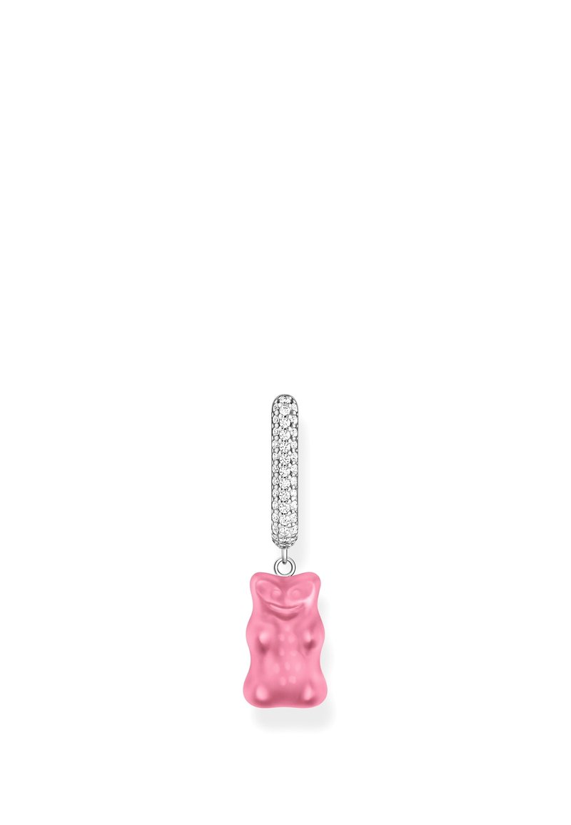 THOMAS SABO HARIBO GOLDBÄR CREOLE - Einzelner Ohrring - pink