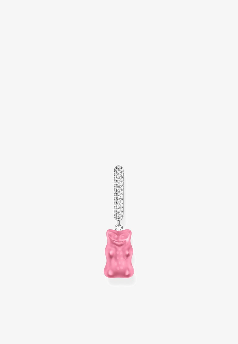 THOMAS SABO HARIBO GOLDBÄR CREOLE - Einzelner Ohrring - pink