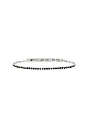TENNIS - Armband - silver-coloured, black