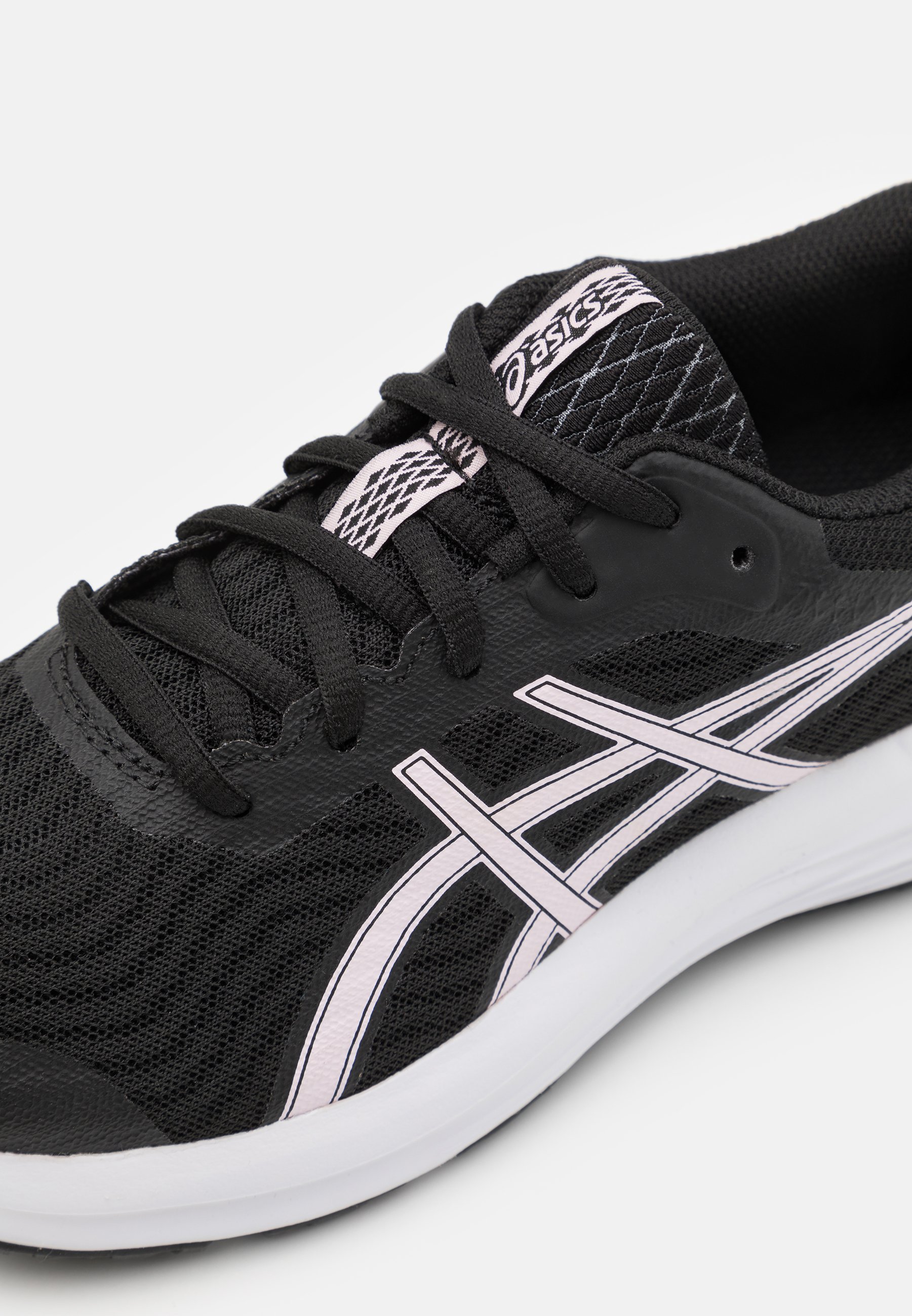 ASICS PATRIOT 12 UNISEX - Zapatillas de running neutras - black/pink  salt/negro - Zalando.es