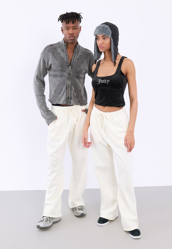 UNISEX - Tracksuit bottoms - egret2