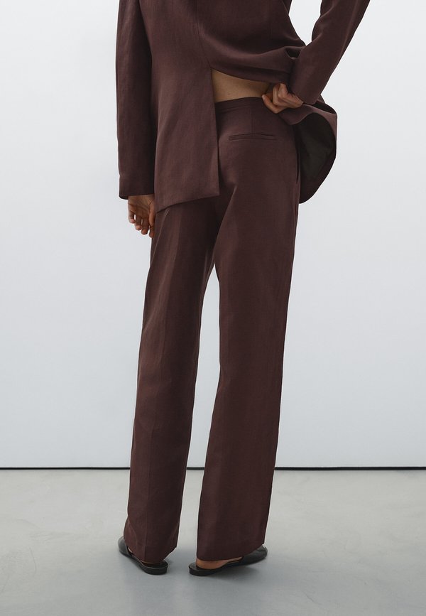 STRAIGHT-LEG - Trousers - bordeaux3