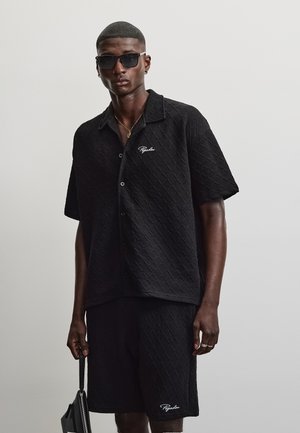 Pegador JOVREN STRUCTURED SHIRT - Πουκάμισο - black