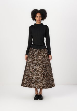 Good American VICTORIAN FUNNEL NECK - Long sleeved top - black