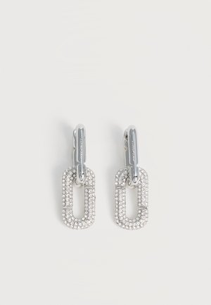 MARC JACOBS, POP PAVE DROP - Korvakorut - silver-coloured/crystal
