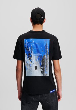 Karl Lagerfeld Jeans TOKYO-PRINT - T-shirt con stampa - black