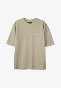 Niewybrane, washed khaki beige/white
