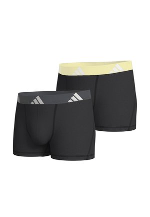 LOT DE 2  - Calzoncillos - noir ceintures grise jaune