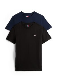 SLIM TEE 2 PACK - Basic póló - black dark night navy