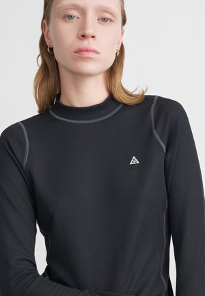 Pikkade varrukatega topp - black/anthracite/summit white