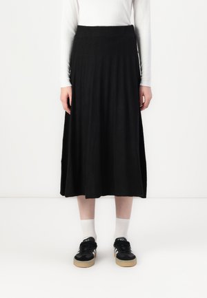 VITILDE PLISSE SKIRT - A-line skjørt - black
