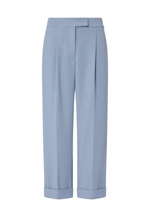 LIU JO, LIU JO MÉLANGE TROUSERS WITH CUFF - Pantalon classique - light blue
