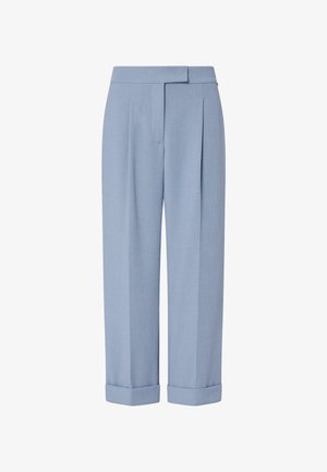 LIU JO, LIU JO MÉLANGE TROUSERS WITH CUFF - Pantalon classique - light blue