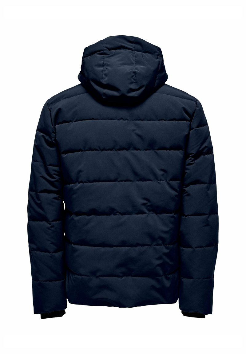 ONLY & SONS Heren Onsron Check OTW Jacks Marineblauw