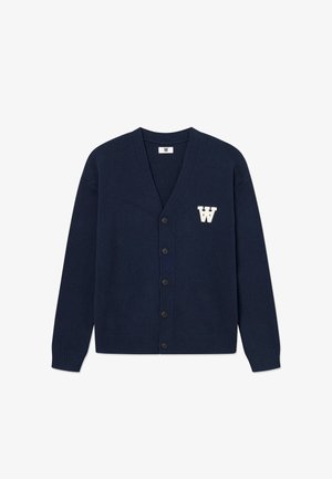 DOUBLE A BY W.W., TAY UNISEX - Cardigan - dark blue