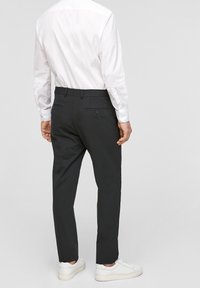 s.Oliver BLACK LABEL Kostymbyxor - black