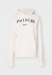 Nike Sportswear LOGO - Ikdienas džemperis - light orewood brown/white/armory navy