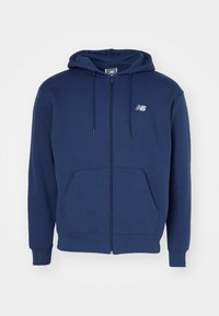SPORT ESSENTIALS LOGO FULL ZIP UNISEX - Lukuga pusa - navy