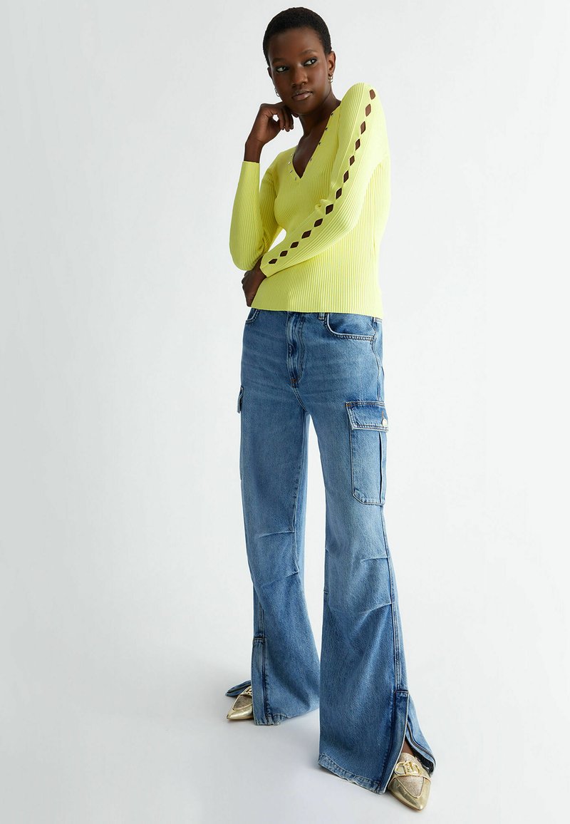 Liu Jo Jeans Trui lichtgeel
