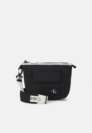 LOGO TAPE CROSSOVER UNISEX - Schoudertas - black