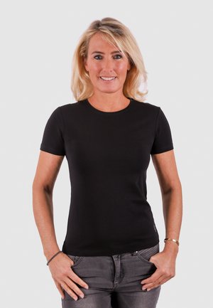 VENUS - Basic T-shirt - black
