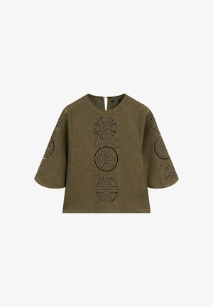 Massimo Dutti, Bluse - green