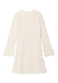 Cache Cache LOCHMUSTER - Strickkleid - ecru