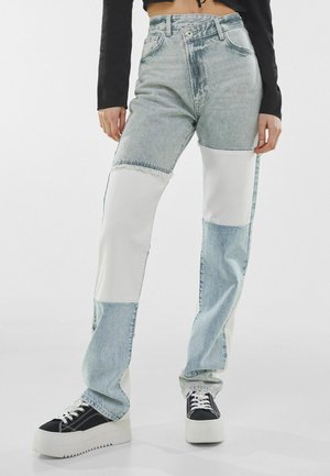 Bershka, Jean droit - light blue