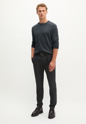 Marc O'Polo, Langarmshirt - dark grey melange