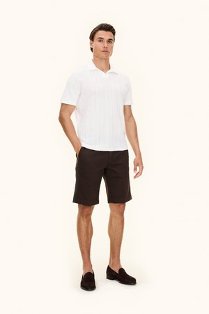 Oscar Jacobson, CONNOR STRUCTURED - Poloshirt - snow white