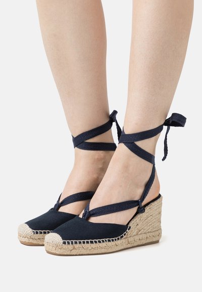 Polo Ralph Lauren WEDGE - Σανδάλια με πλατφόρμα - navy