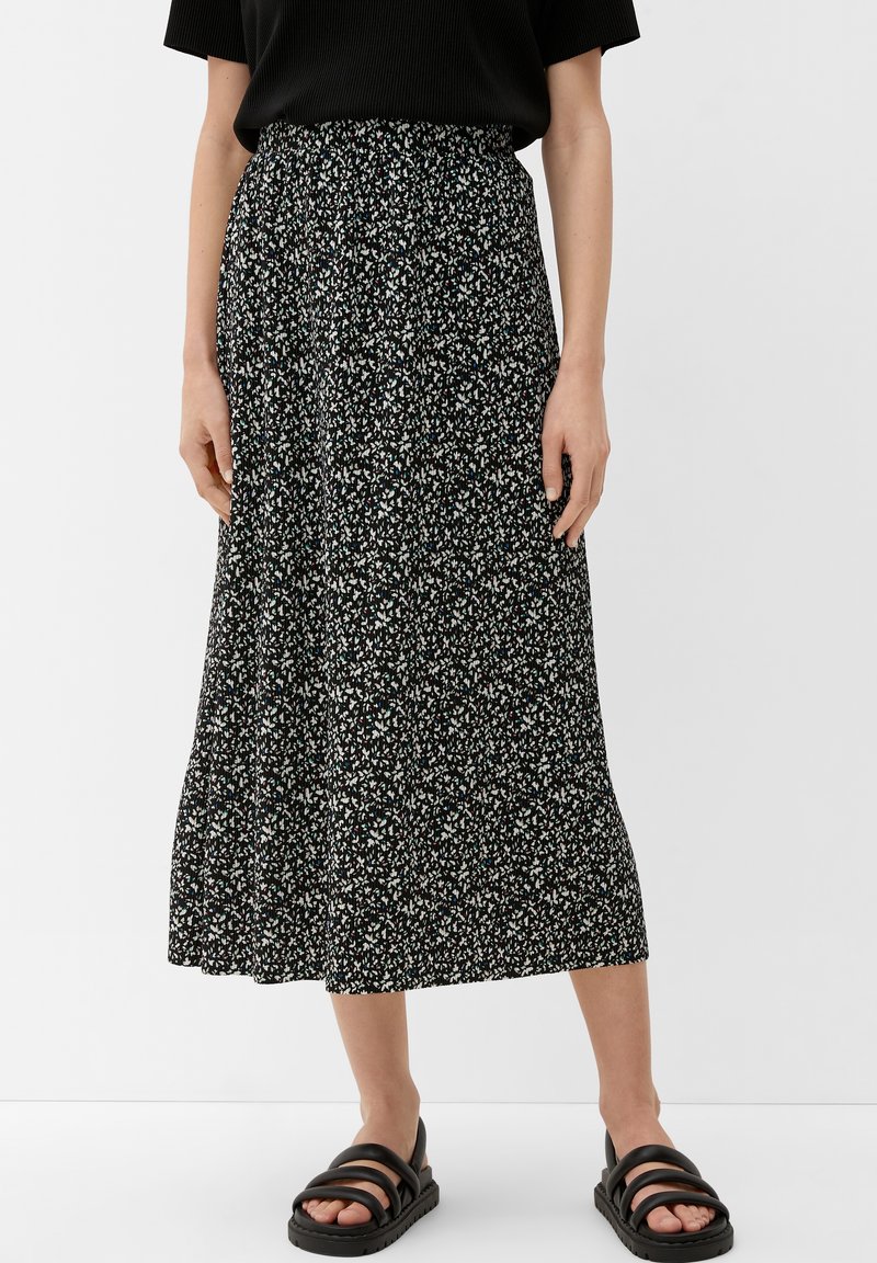 s.Oliver MIT ALLOVER ALinienRock schwarz/anthrazitmeliert