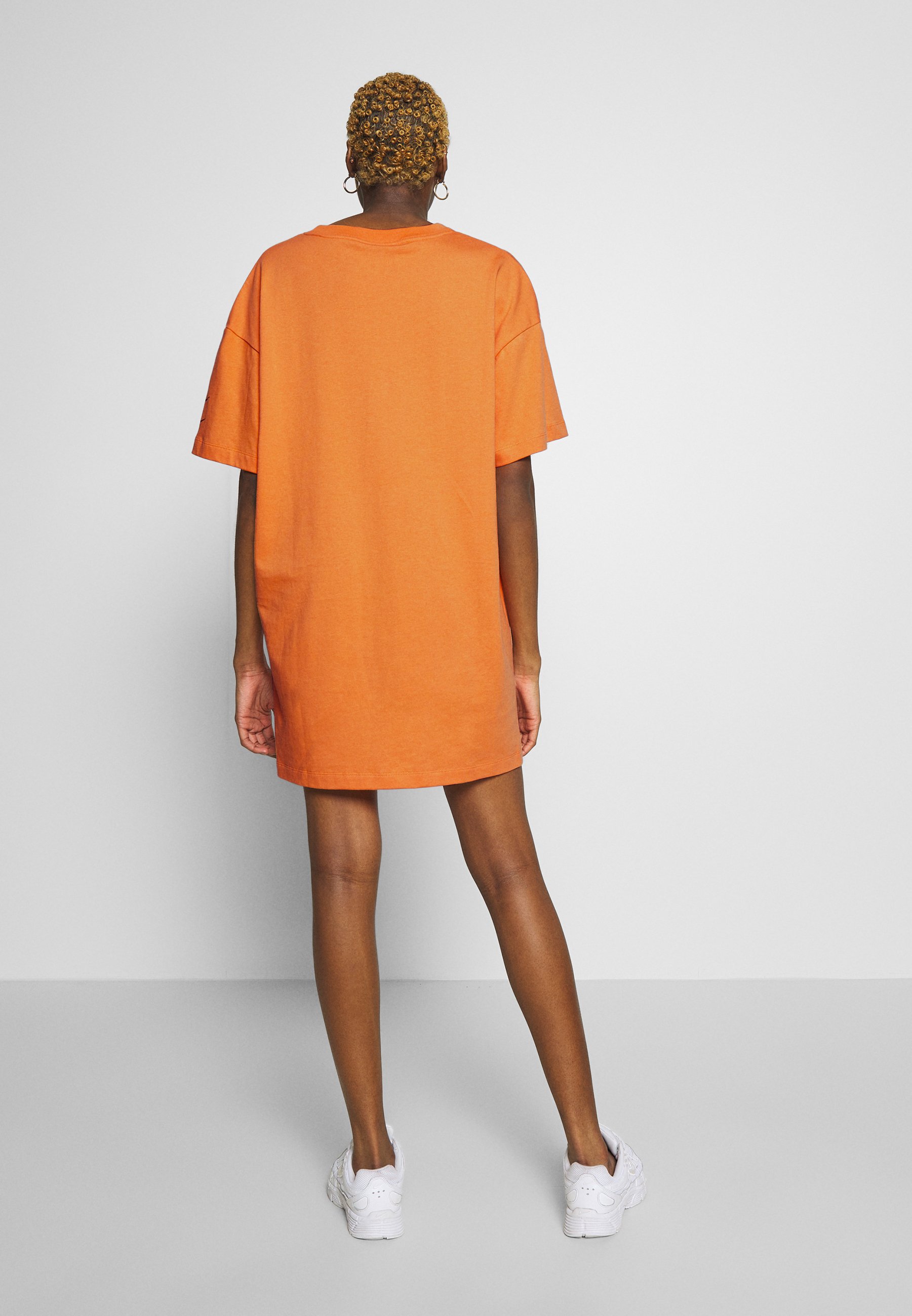 orange nike dress