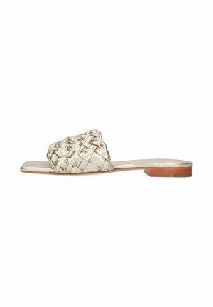 Slip-on sandaler - gold