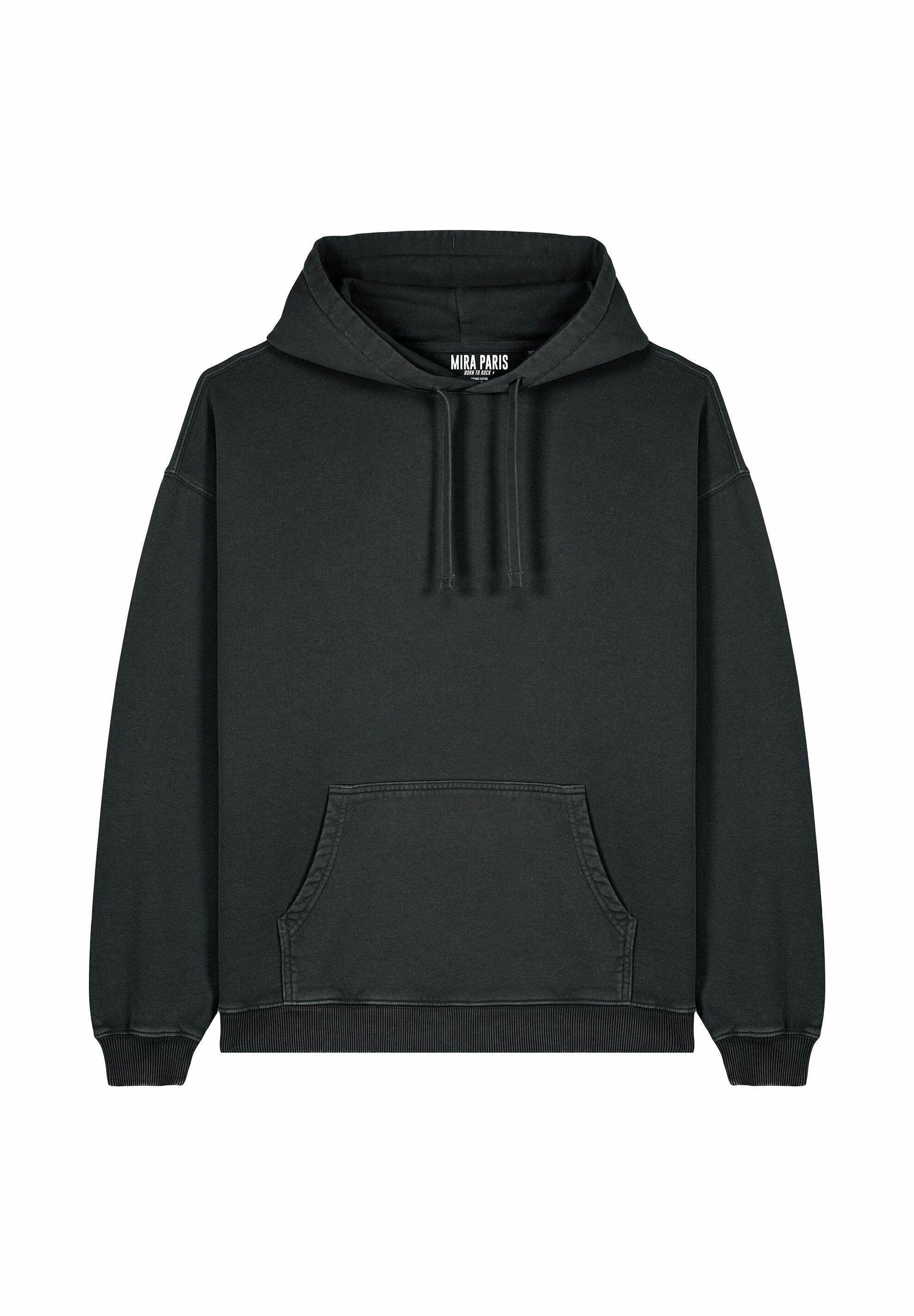 AMOUR TEXT BACK EMBROIDERY UNISEX VINTAGE - Kapuzenpullover