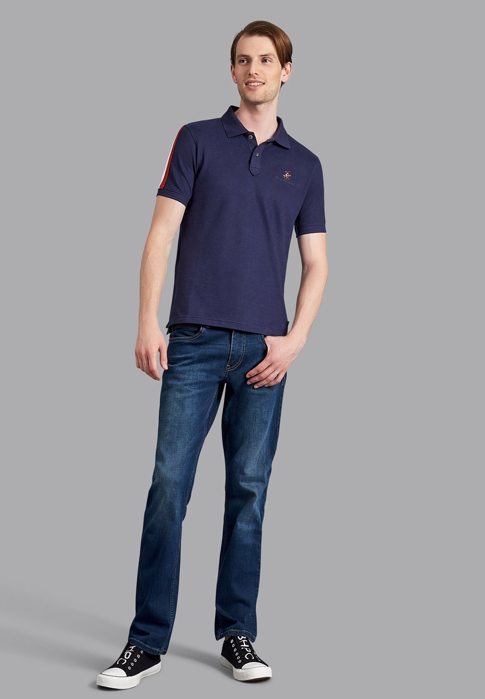 denim polo club t shirt