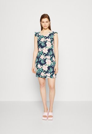 ONLY ONLSYLVIE LIFE FRILL DRESS - Dienas kleita - navy