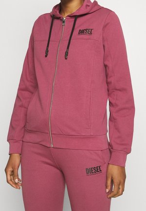 Sweater met rits - purple